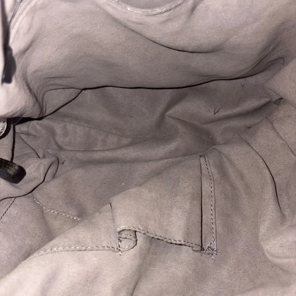 Vince Camuto Axmin Black Pebbled Leather Hobo Bag - Picture 6 of 8